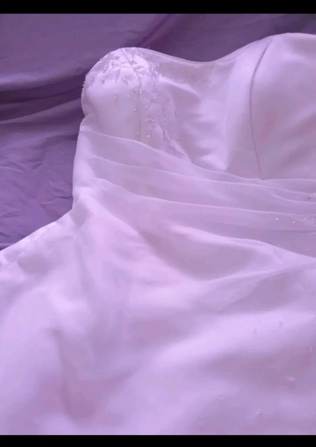 Brisbane Bridal  couture designed  Strapless Bridal Gown White Size 8 photo 4