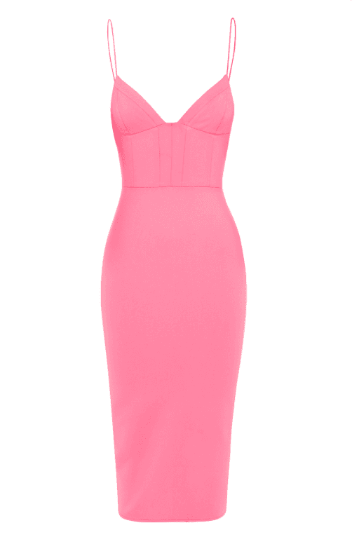 Alex Perry Ivy Stretch Dress Pink Size 8 photo 2