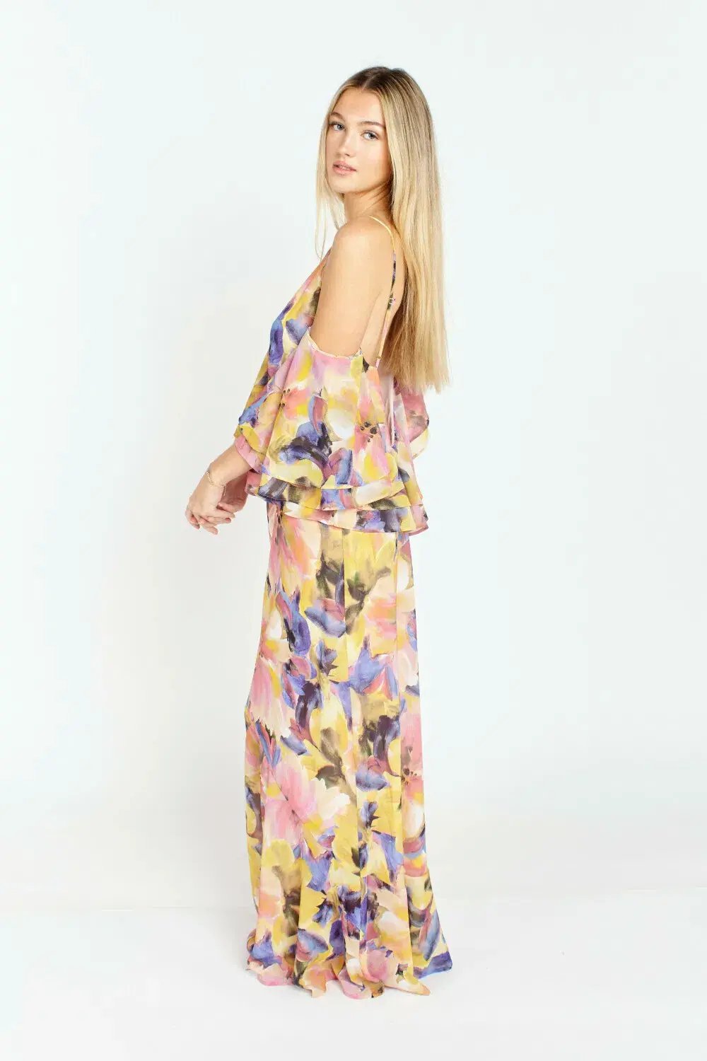 Ruby Marina Gown in Maude Floral Print Size 8 photo 4