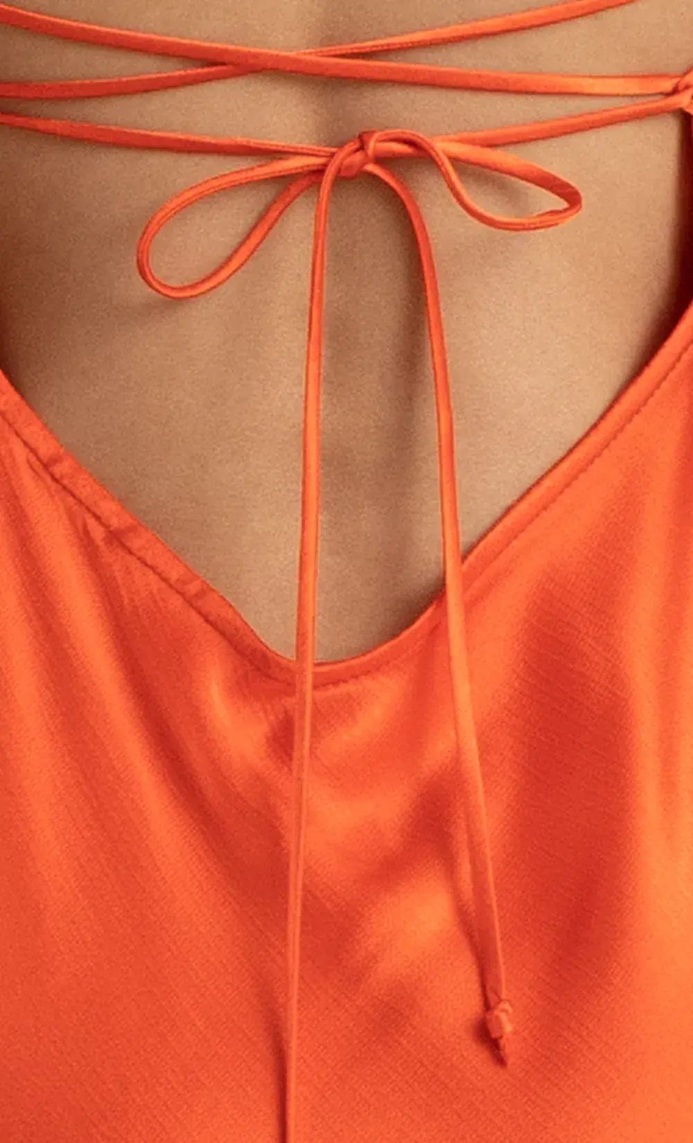 Bec & Bridge Lorelai Tie Maxi Dress Orange Size 8 photo 6