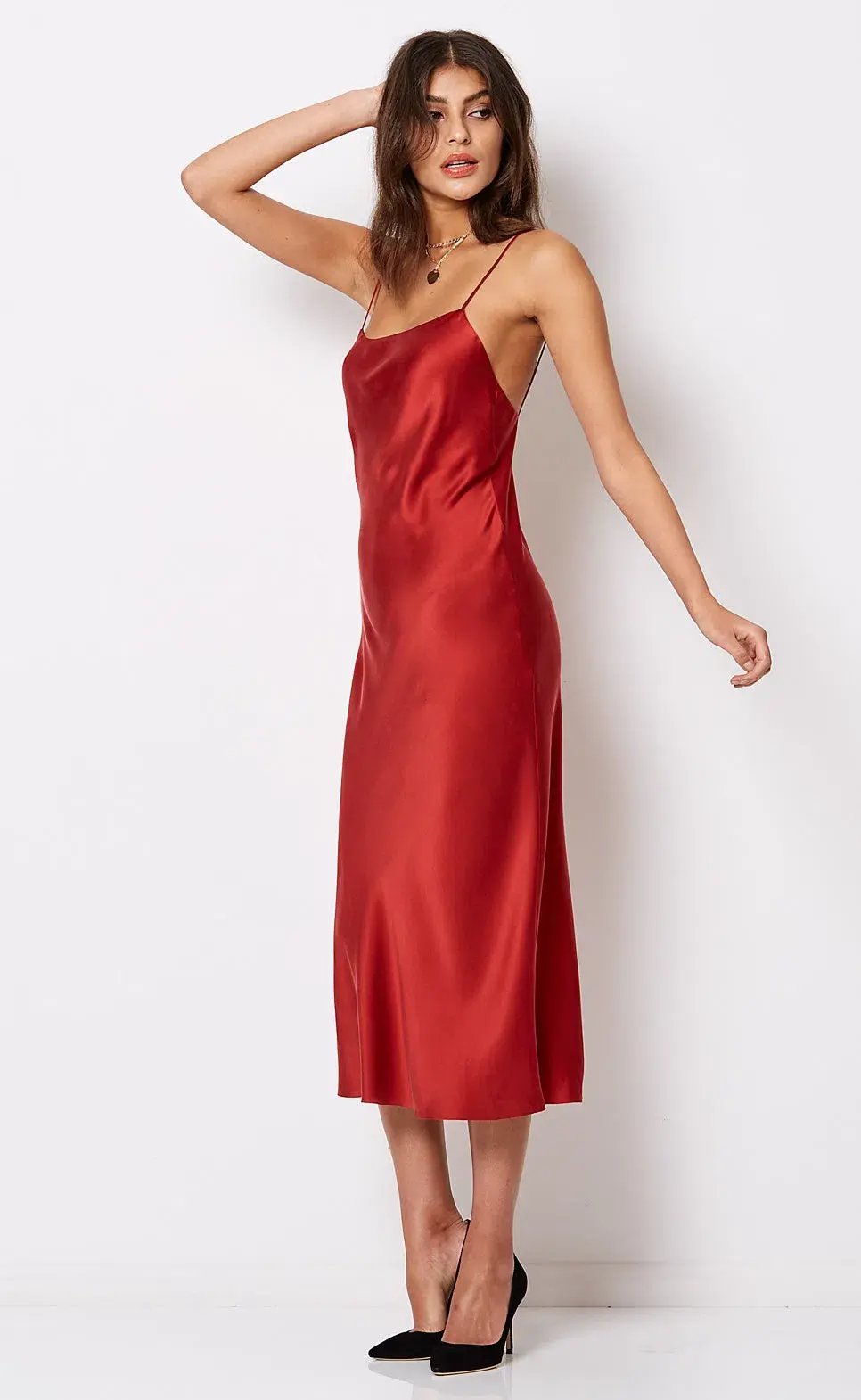 Bec & Bridge Girl Talk Slip Dress Red Size 8 / S photo 2