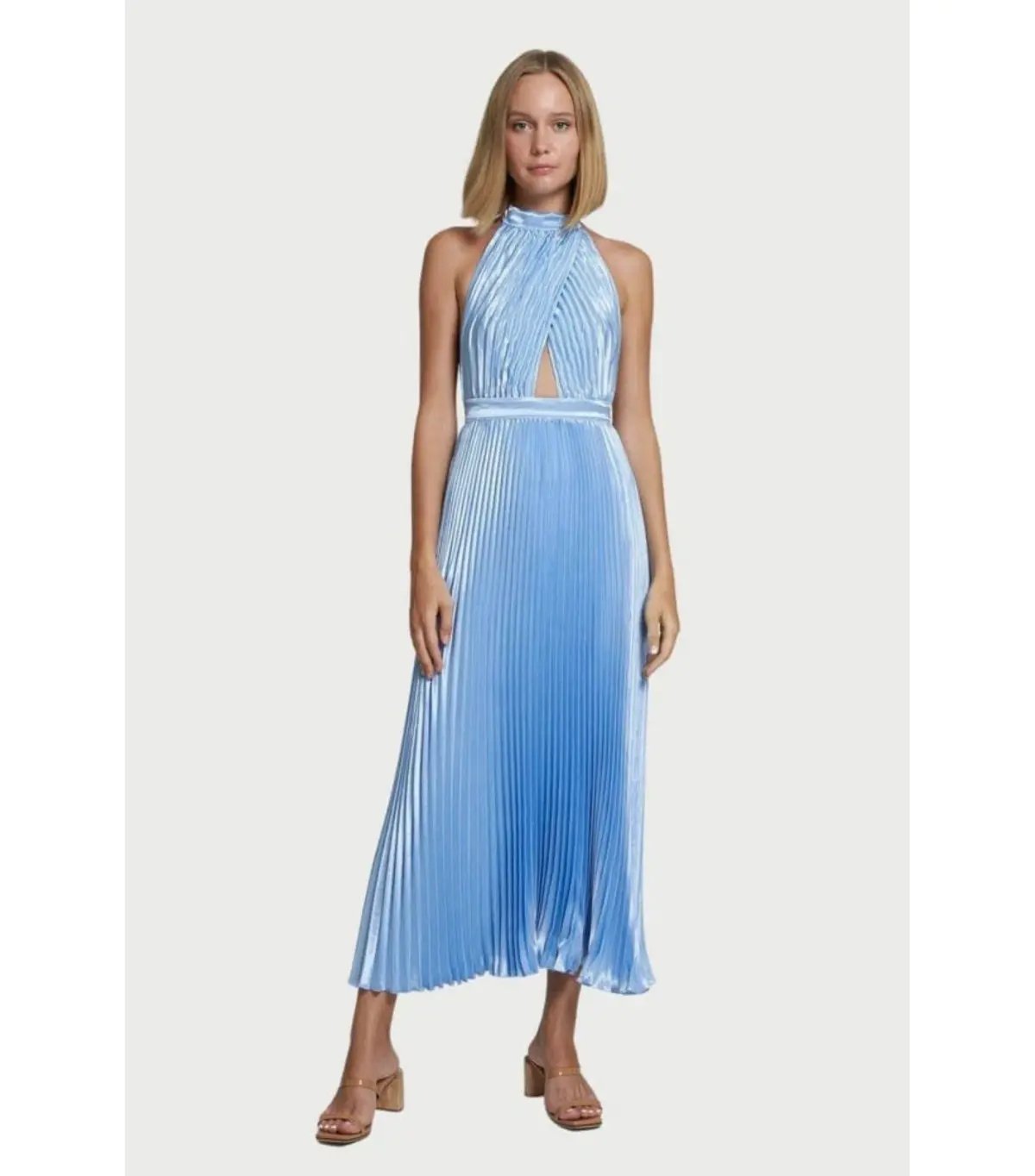 L'Idee Soirée Renaissance Gown Sky Blue Size S / AU 8 photo 3