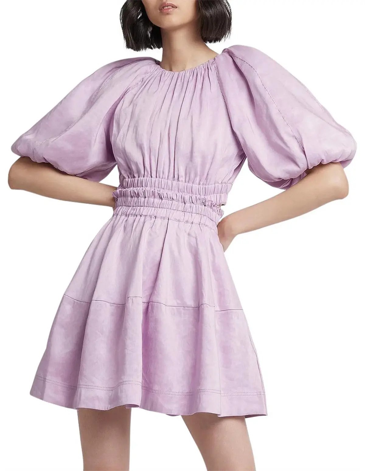 Aje Solitude Mini Dress Purple Size AU 10 photo 3