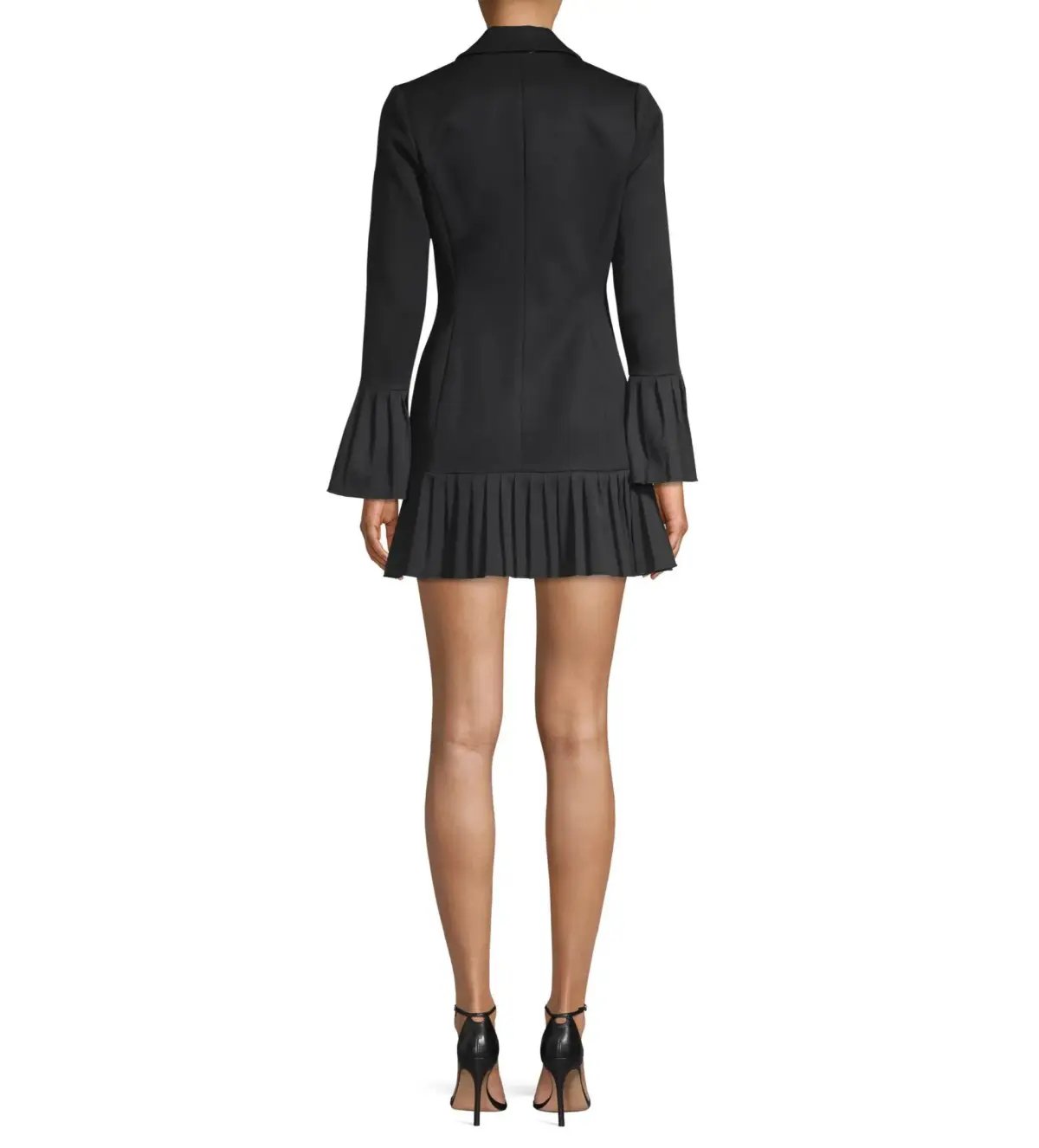 Misha Jordie Blazer Mini Dress Black Size AU 8 photo 3