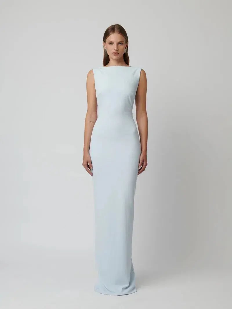 Effie Kats Verona Gown In Ice Blue Size M / AU 10 photo 2