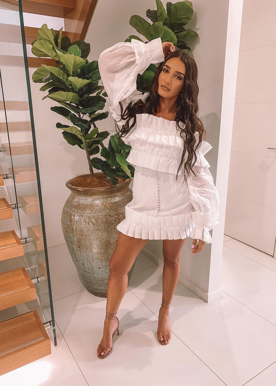Joslin Alison Linen Ramie Dress  Studios photo 2