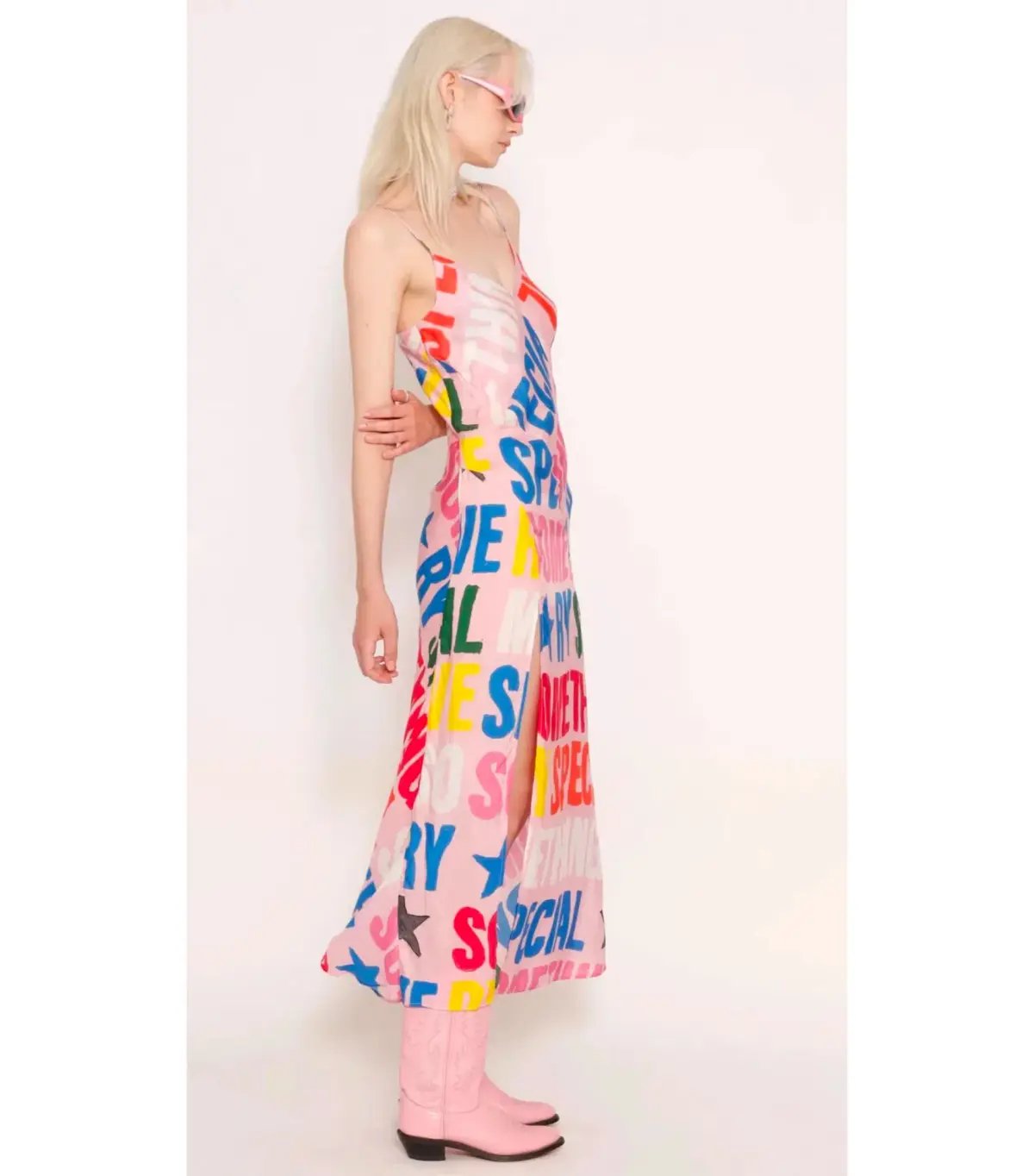 Something Very Special Reddit Slip Dress Multi Size M / AU 10 photo 2