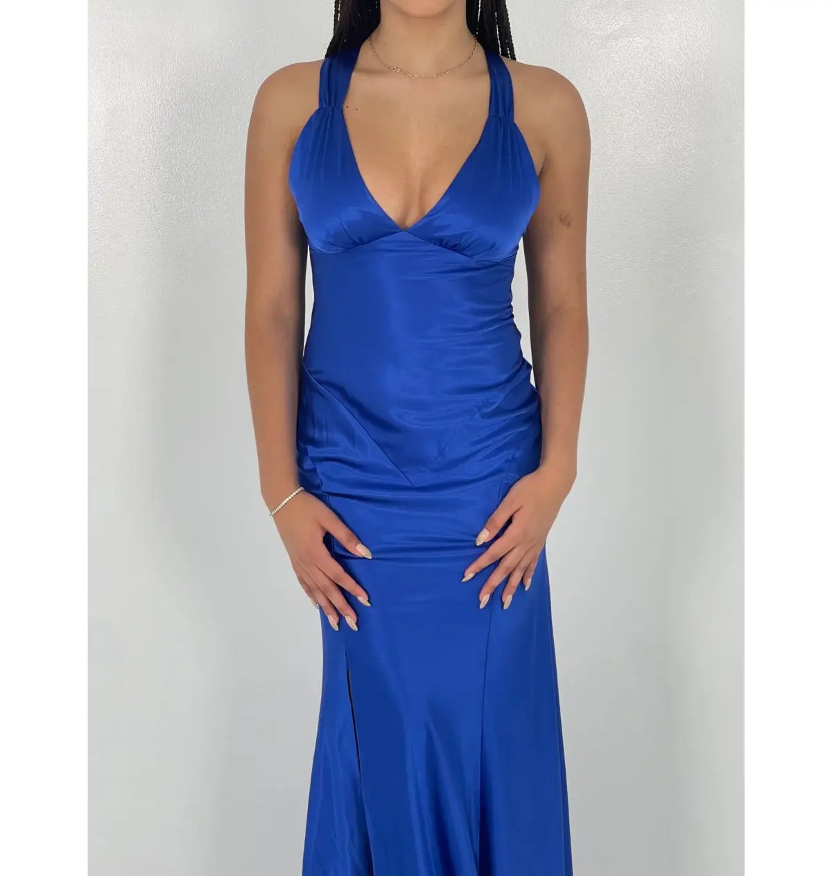 Ruth Tarvydas Aries Gown Blue Size 6 photo 3