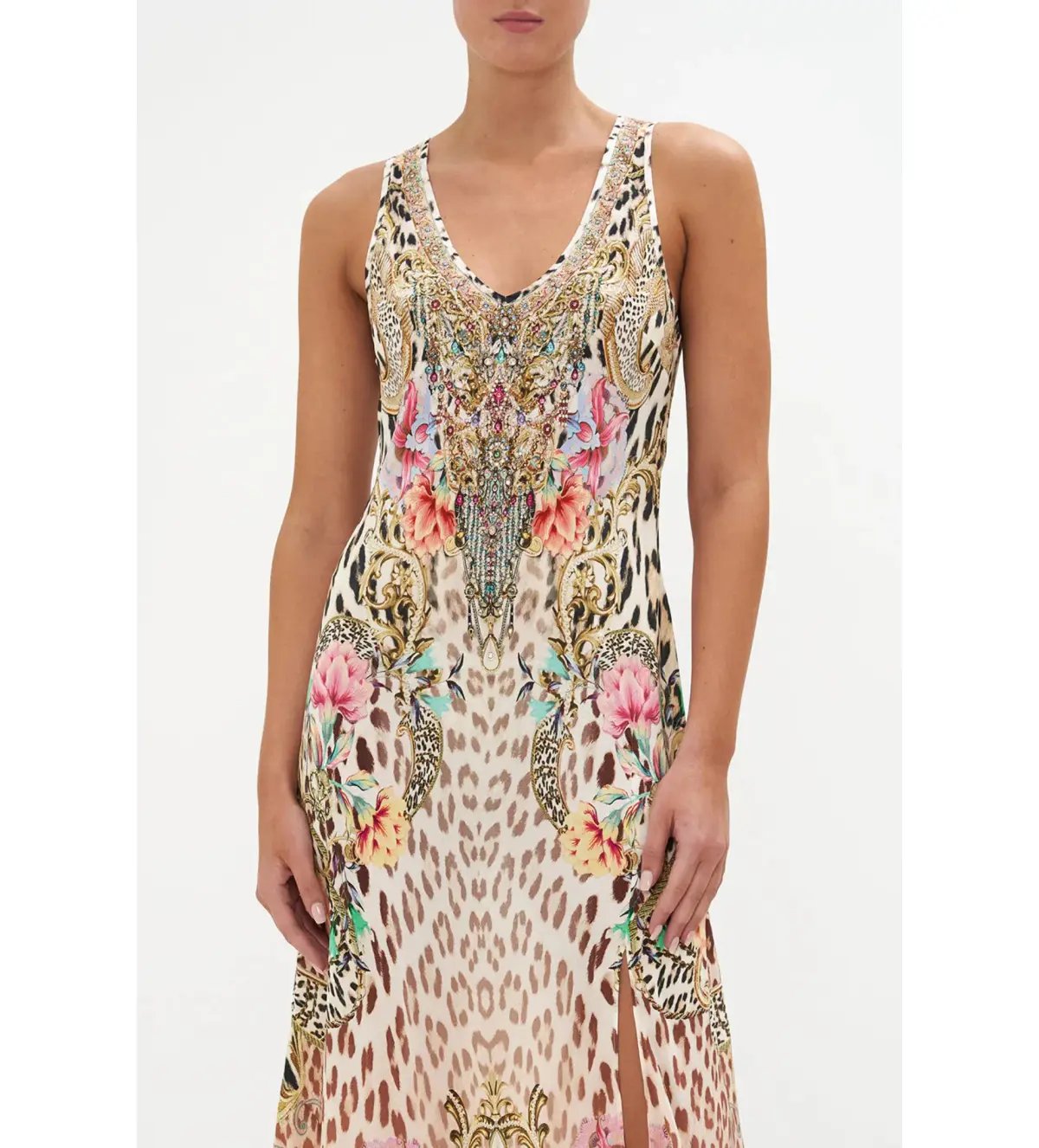 Camilla Bias Cut Tank Dress Queen Atlantis Size S / AU 10 photo 4
