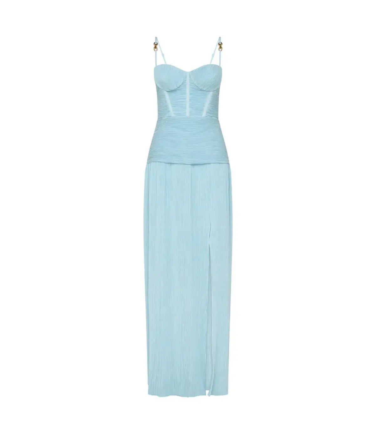 Manning Cartell Double Time Pleat Dress in Aqua Spritz Size AU 10 photo 5