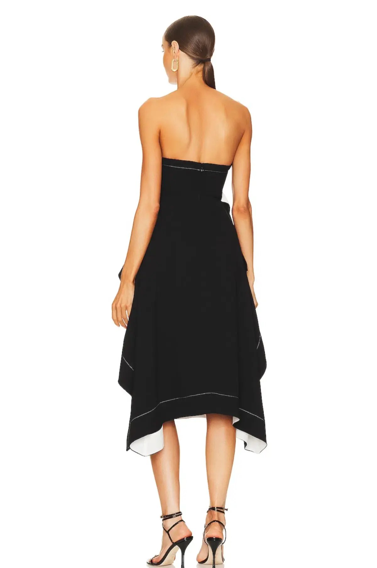 L’Academie Helena Midi Dress Black/White Size S / AU 8 photo 3