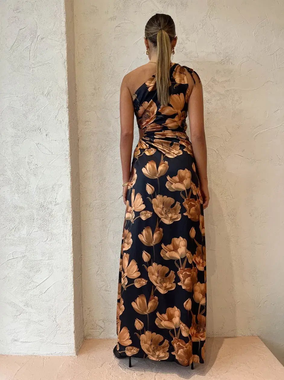 Sonya Moda Nour Marabella Maxi Dress Print Size 8 photo 4