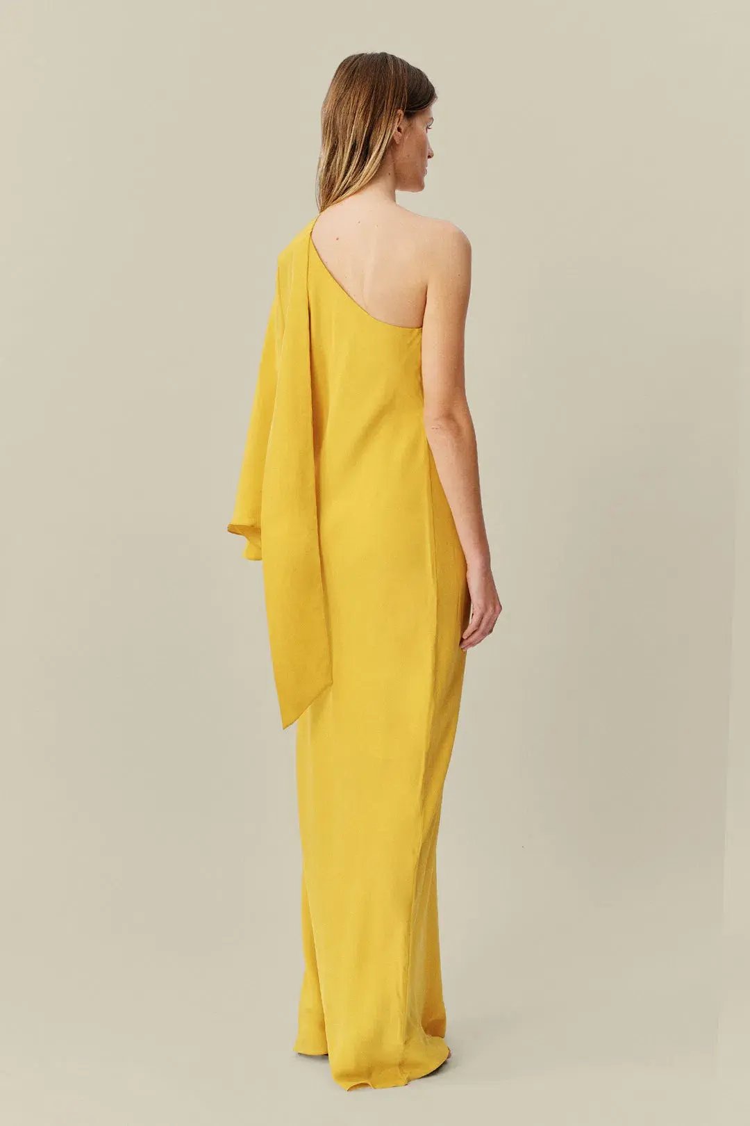 Ginger & Smart Perpetual Silk Gown Sunflower Size 8 photo 2