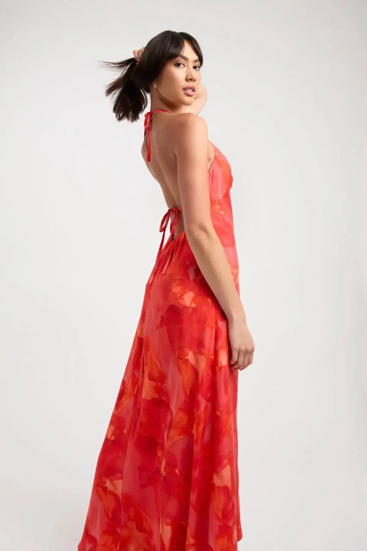 Kookai Zya Halter Dress Coral Red Size XS / AU 6 photo 2