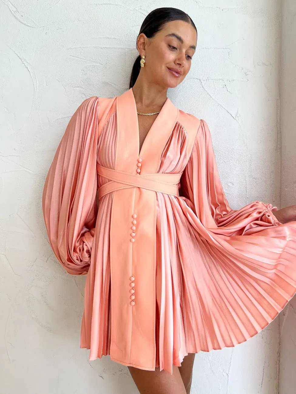 Acler George Dress in Coral Size 8 photo 4