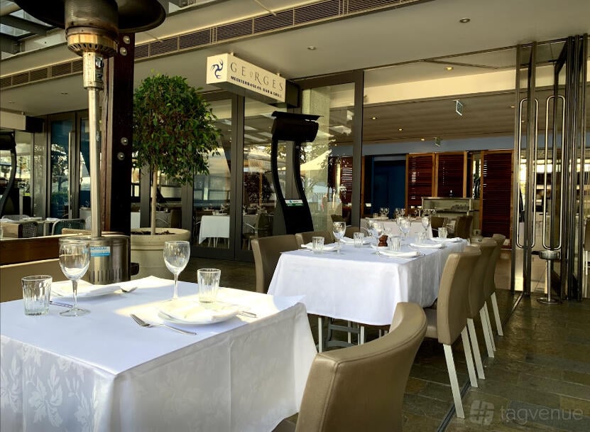 Indoor & Outdoor Dining Area at Georges Mediterranean Restaurant photo 22