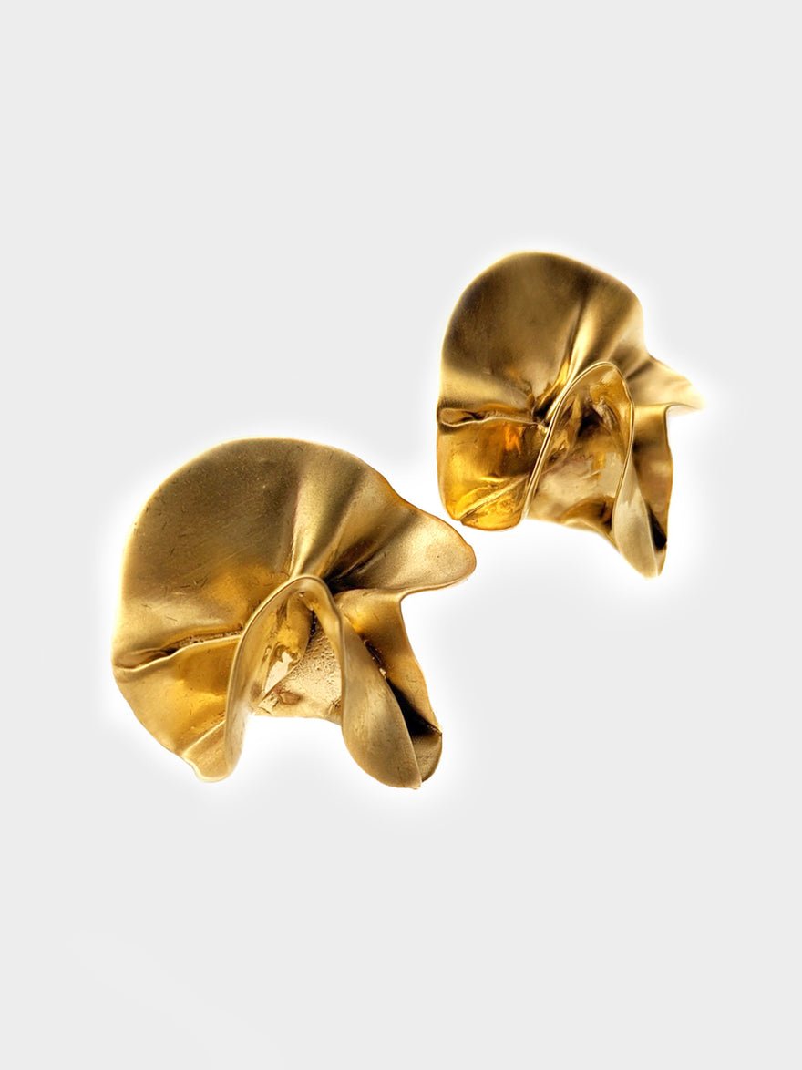 Sterling King Delphinium Earrings Gold photo 3