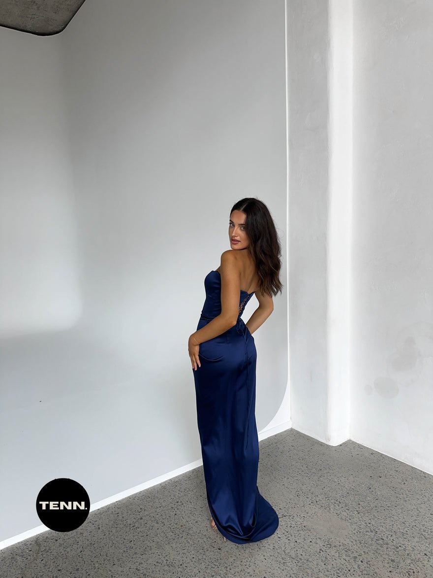 Lia Stublla Amity Gown - Dark blue photo 3