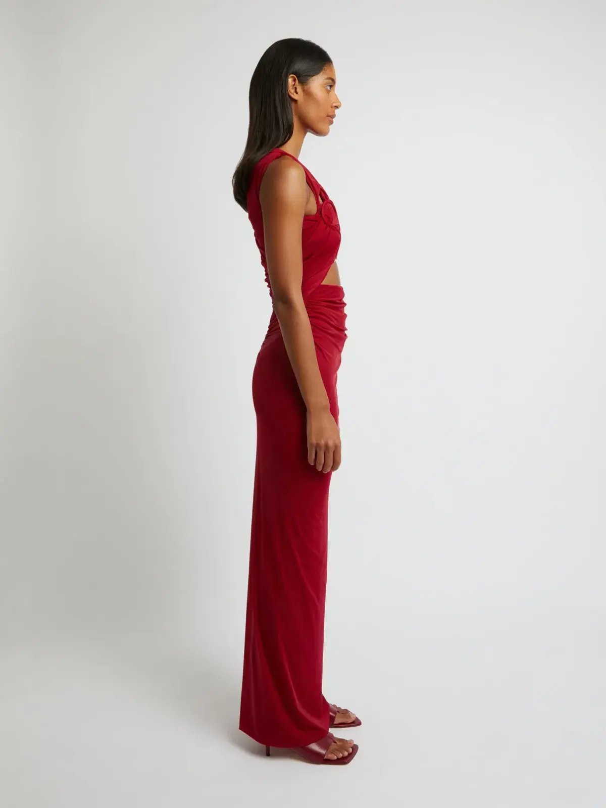 Christopher Esber Venus Tank Dress in Cherry Red | Size 8 photo 4