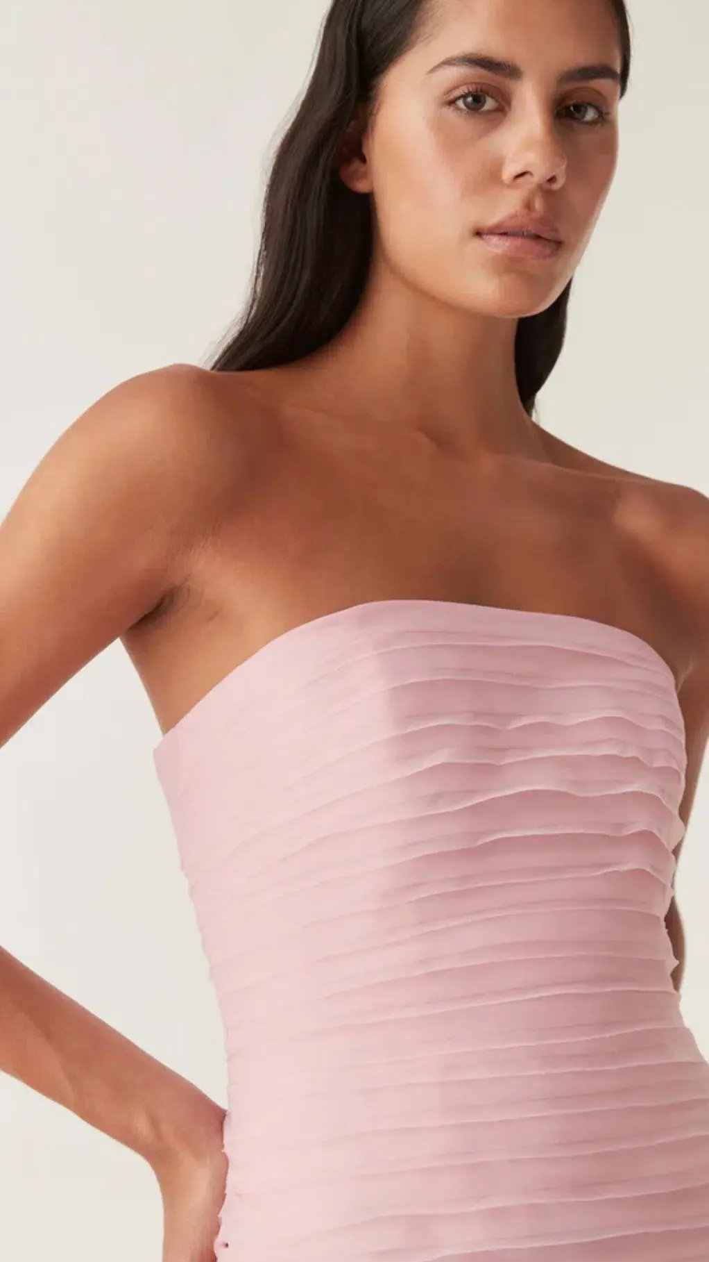 AJE Soundscape Dress in Pink Size 10 photo 5