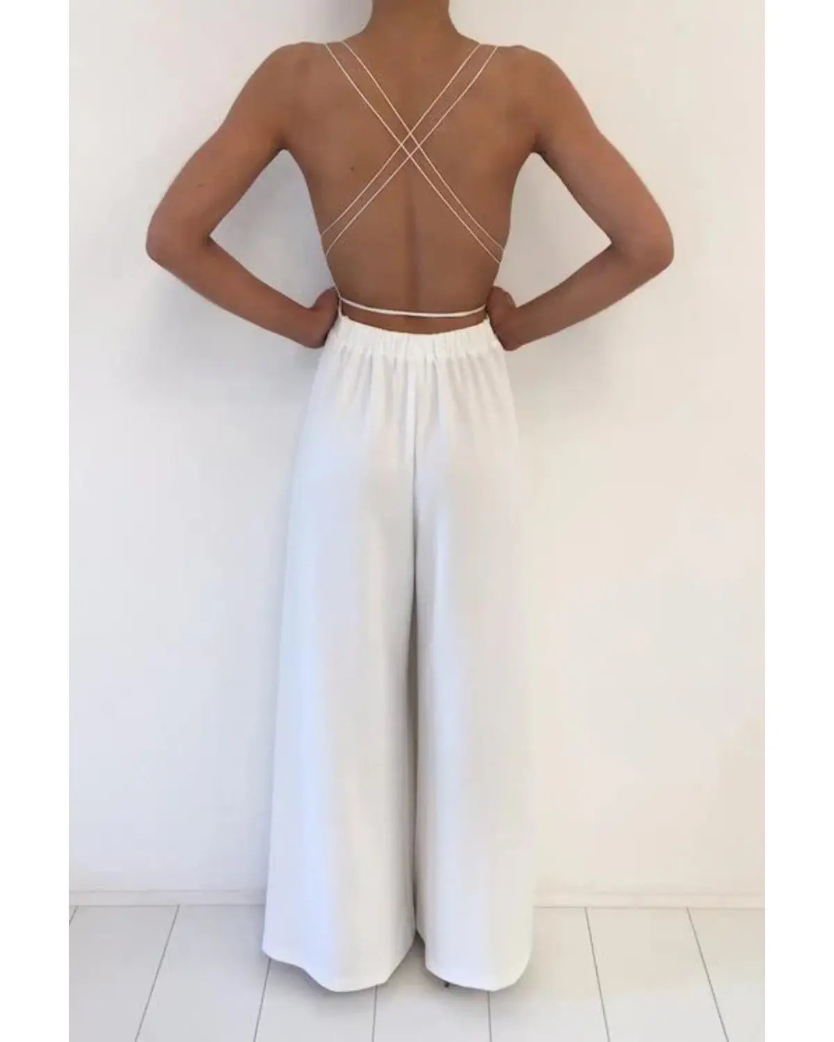 Natalie Rolt Khloe Jumpsuit White Size S / AU 8 photo 2