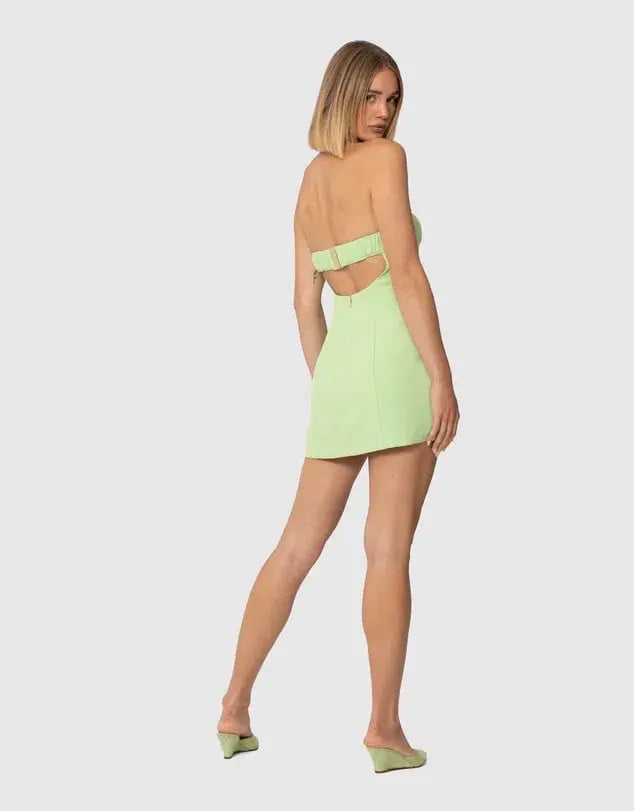 The Wolf Gang Ravello Mini Dress Mint Green Size XS / AU 6 photo 4