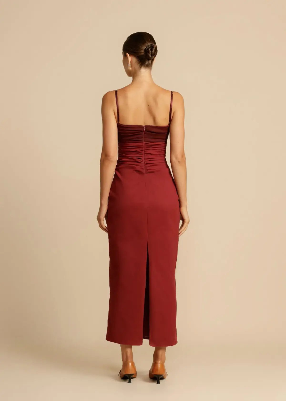Arcina Ori Kinsley Dress Wine Size M / AU 10 photo 3