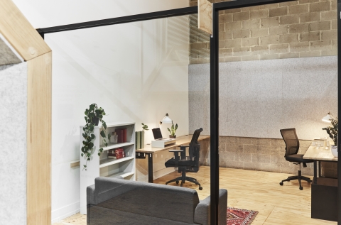 Large desk in shared studio, Brunswick photo 8