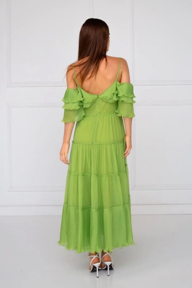 TALULAH COSMOS MIDI DRESS - MOJITO LIME photo 5
