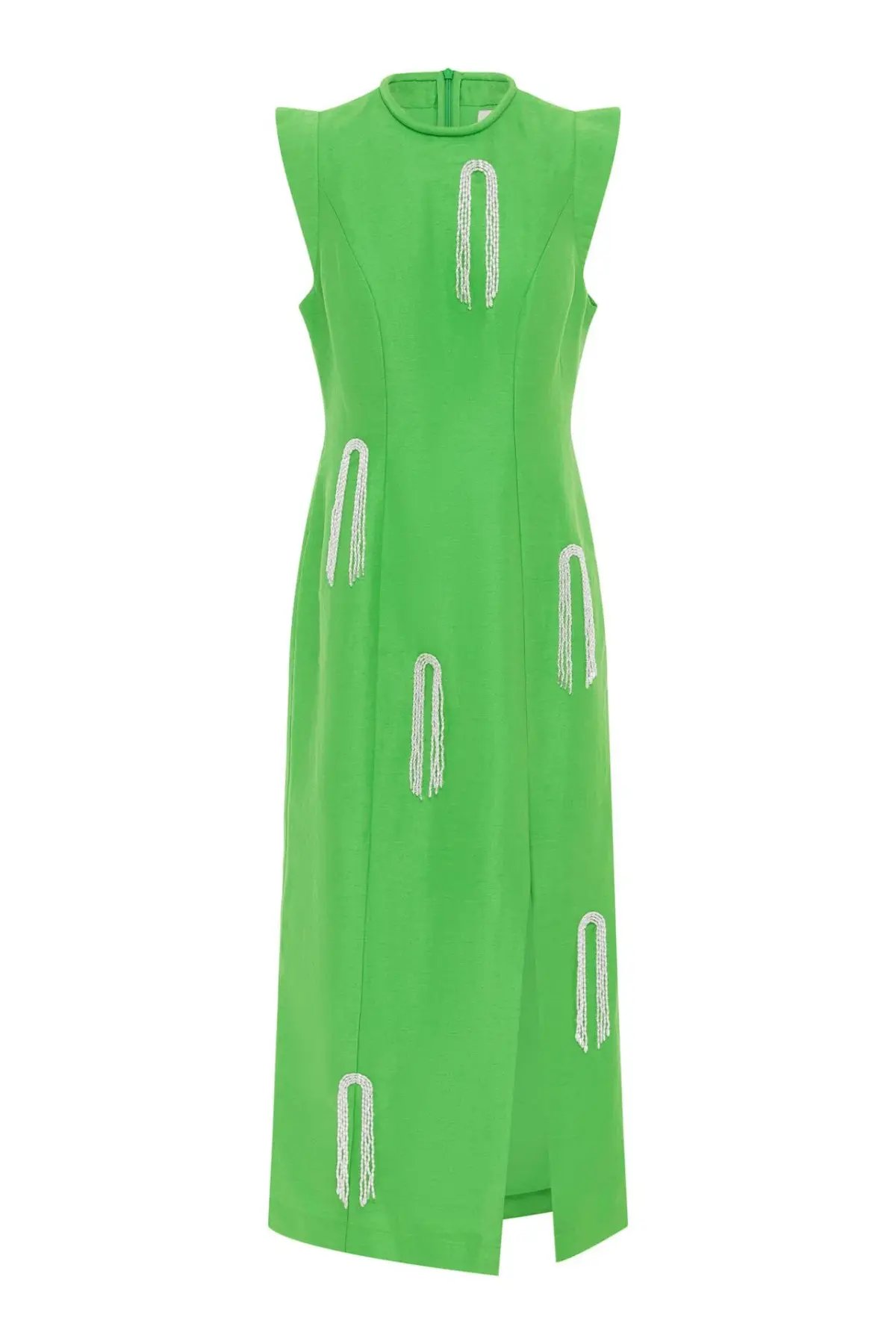 Alemais Dazzle Midi Dress Green Size 12 photo 3