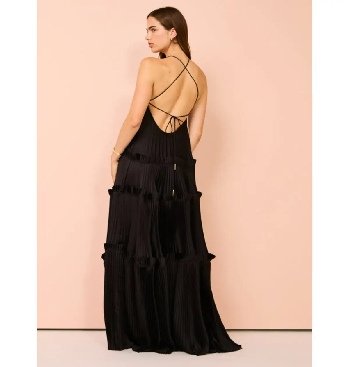 Acler Bassett Gown in Black Size AU 8 photo 4