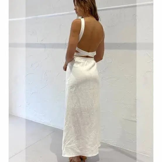Sir the Label Ambroise Open Back Gown White Size 1 / Au 8 photo 4