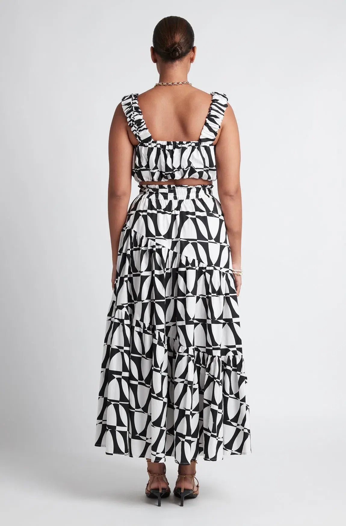 Sheike Heartbreaker Set Top & Skirt Print Size 10 and 8 photo 2