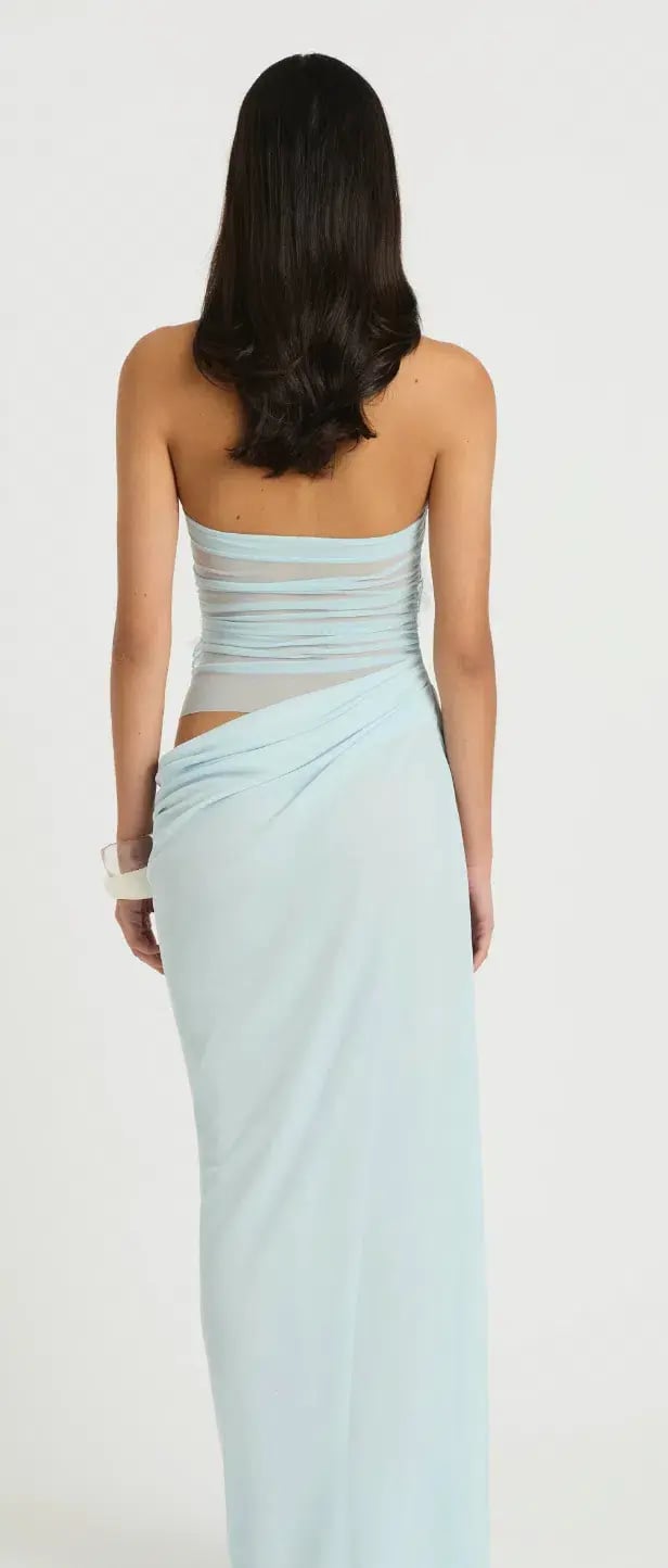 BENNI Florence Maxi Dress in Blue - Size 8 photo 3