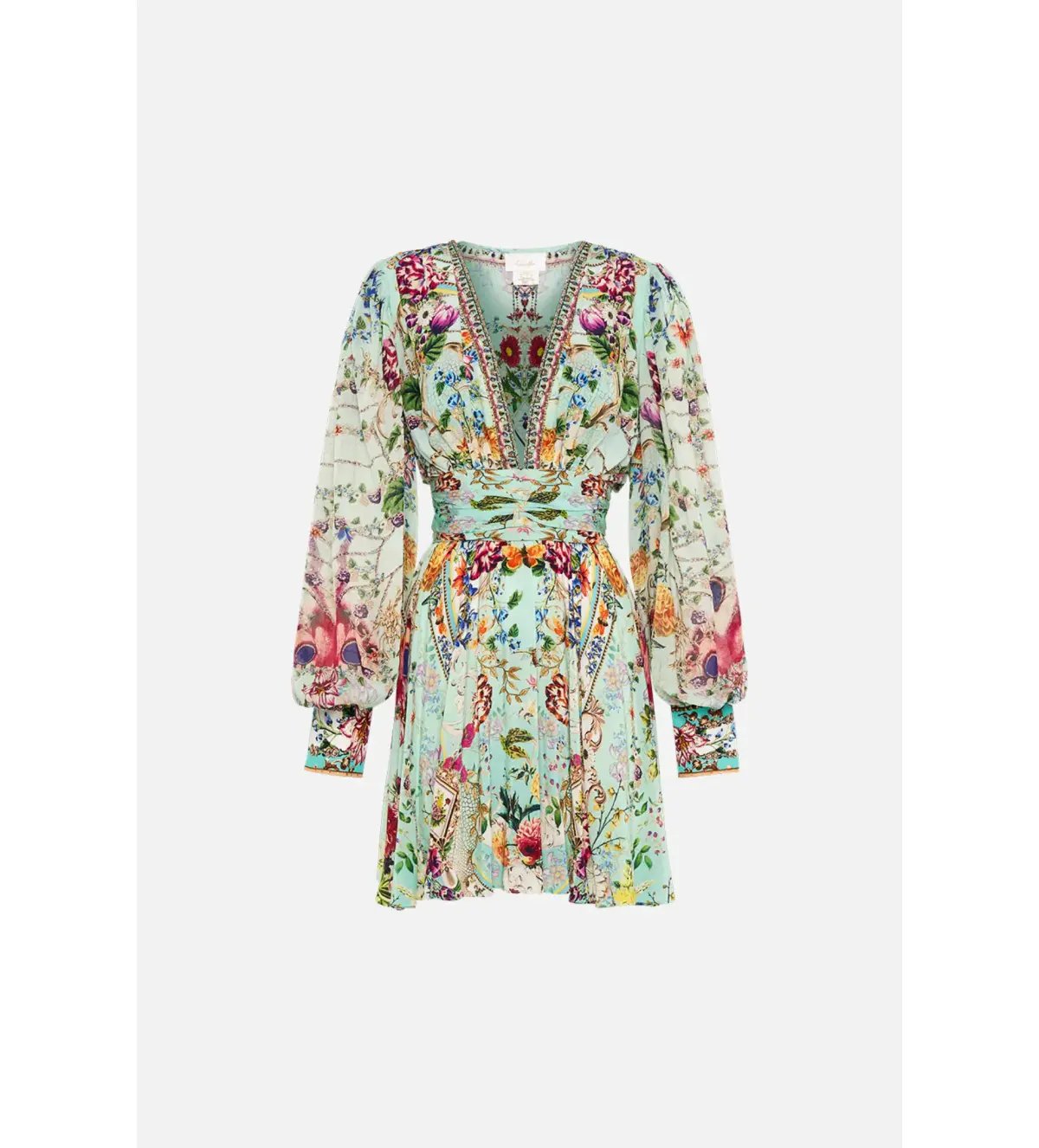 Camilla Honey Honey Short Dress With Blouson Sleeve Print Size XS / AU 8 photo 4