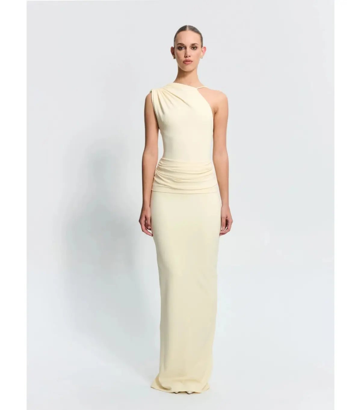 Effie Kats Greer Gown in Lemon Size 8 photo 3