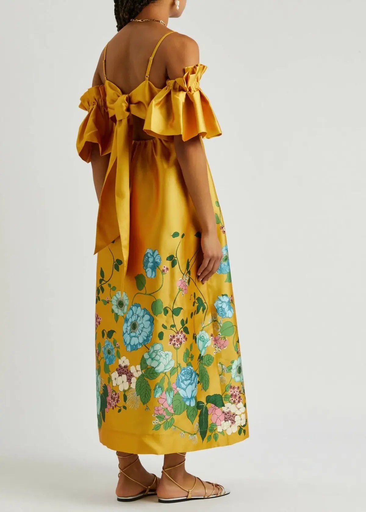 Alemais Dana Midi Dress in Marigold Size 8 photo 3