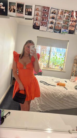 Aje Simone Frill Sleeve Mini Dress photo 2