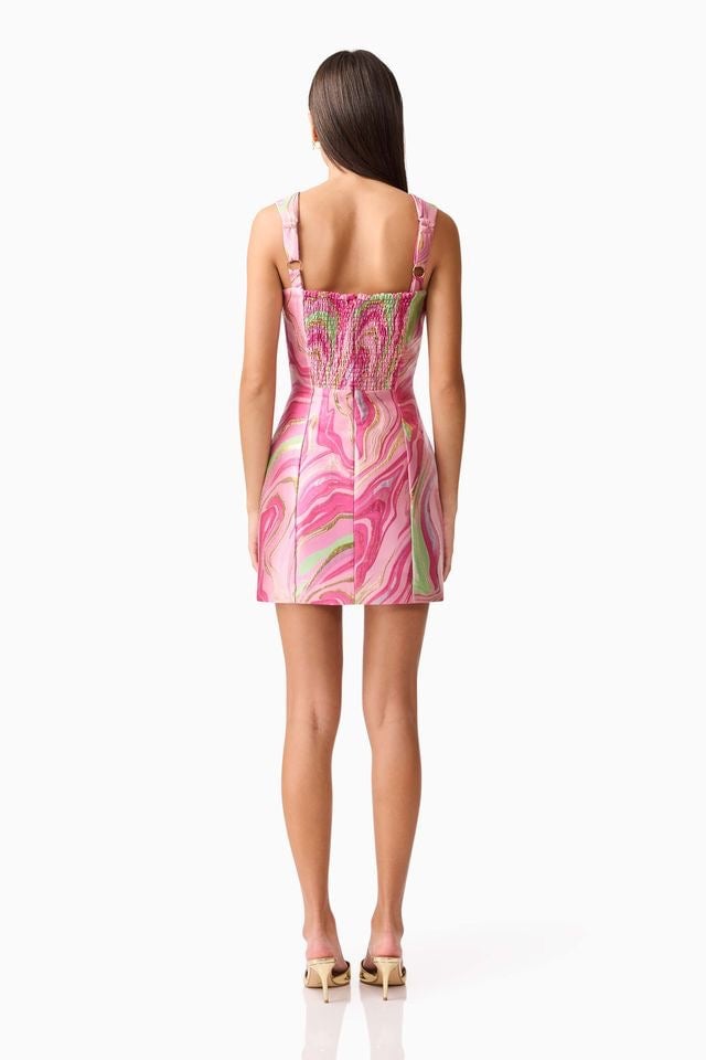 Elliatt Mirella Mini Dress - Pink Multi photo 4