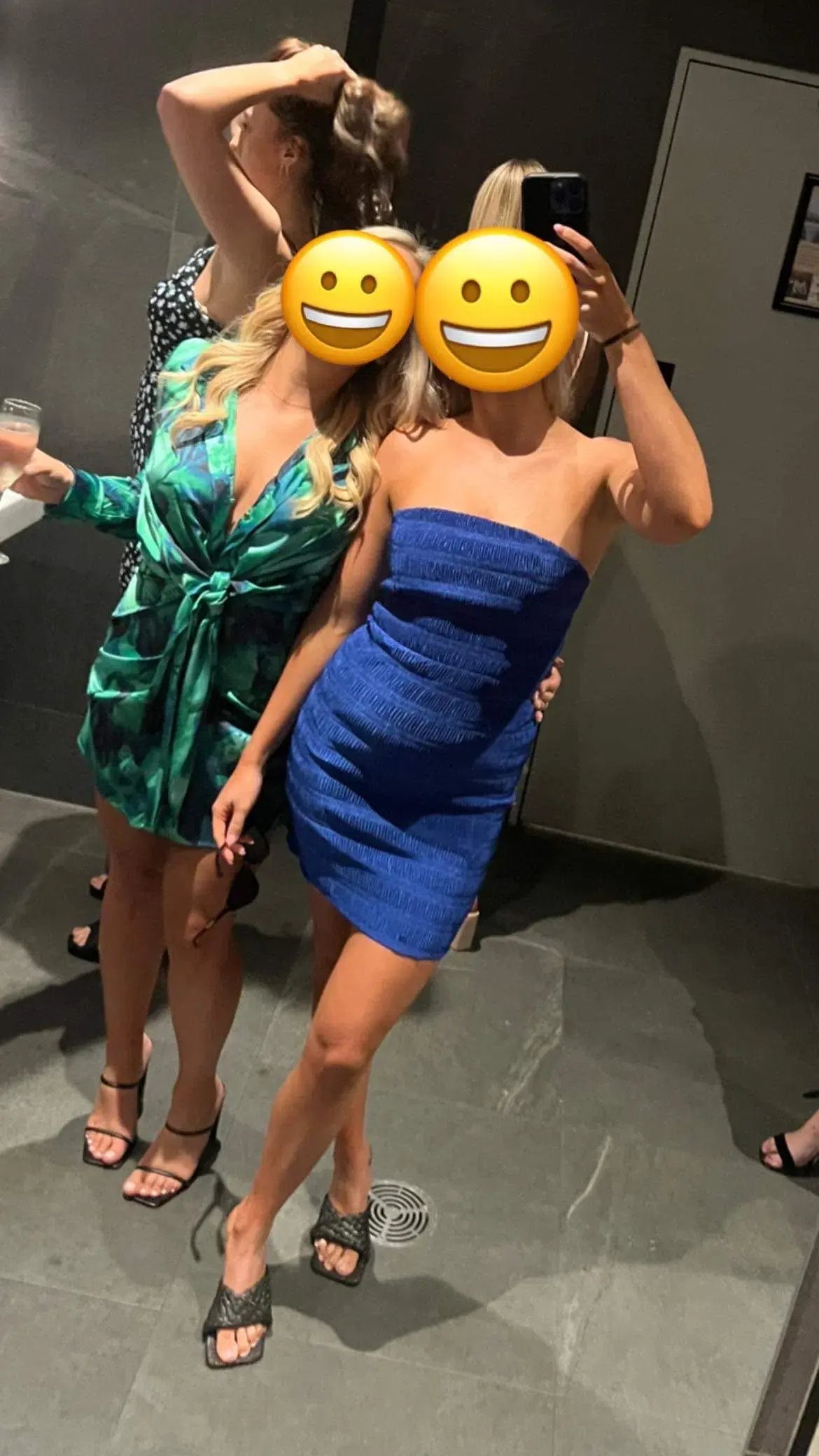 Lidee Aurore Strapless Mini Electric Blue Size AU 8 photo 4