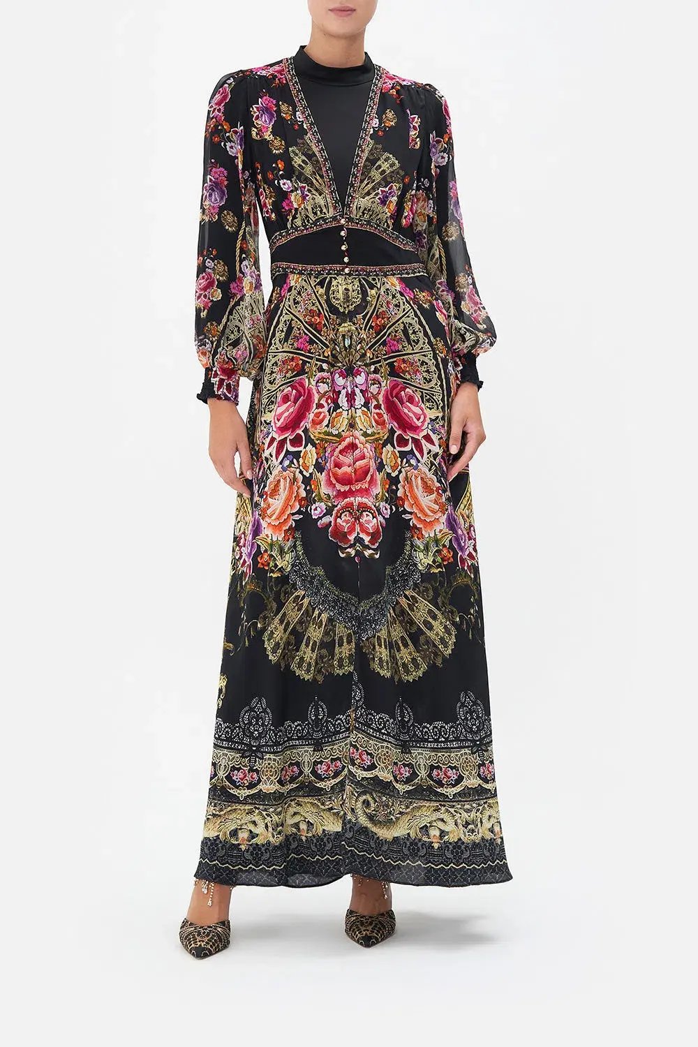 Camilla Button Dress With Shaped Waistband Dance With Duende Size XL / Au 16 photo 5
