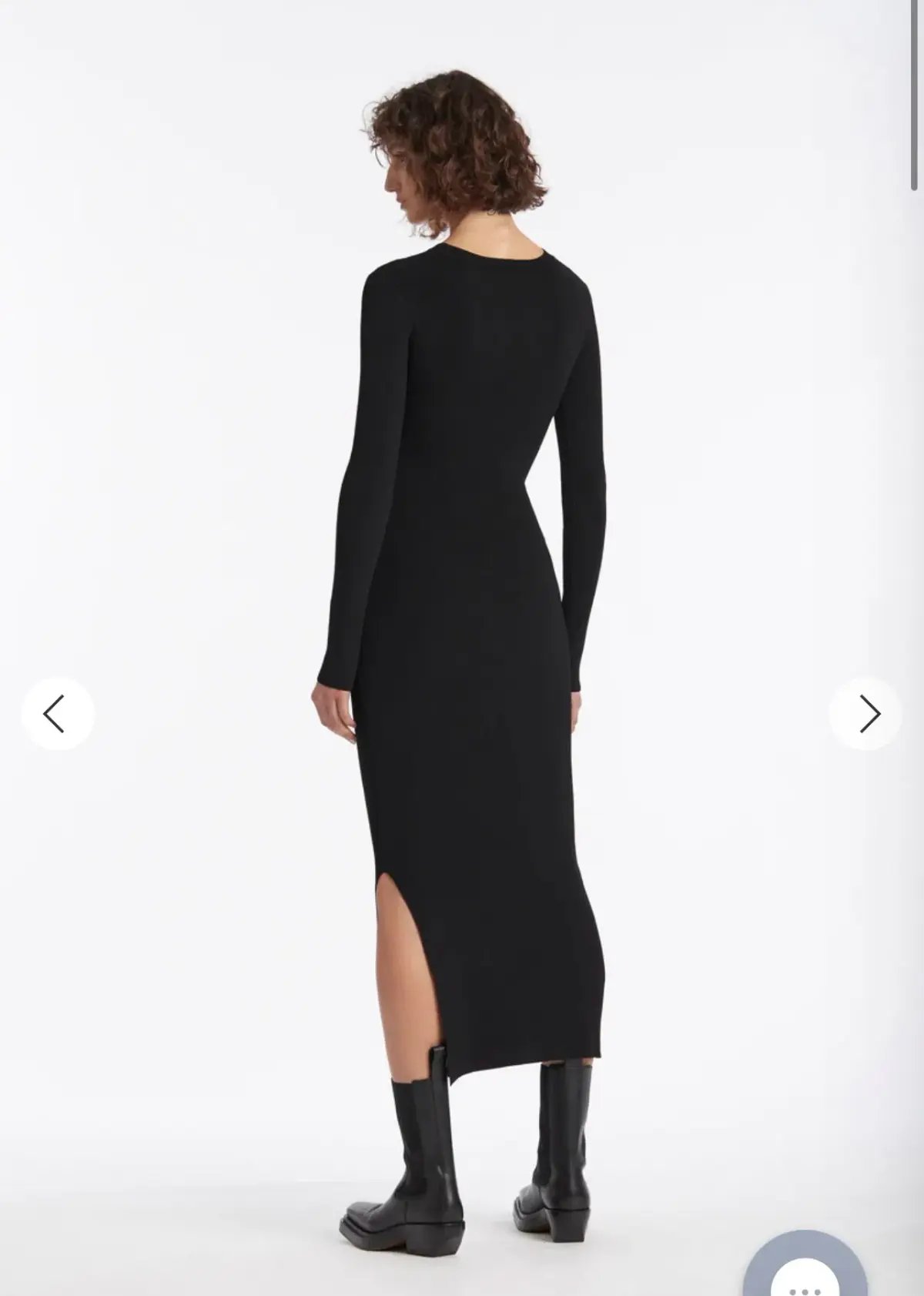 Sir the Label Celena Draped Dress Black Size 2 / AU 10 photo 2