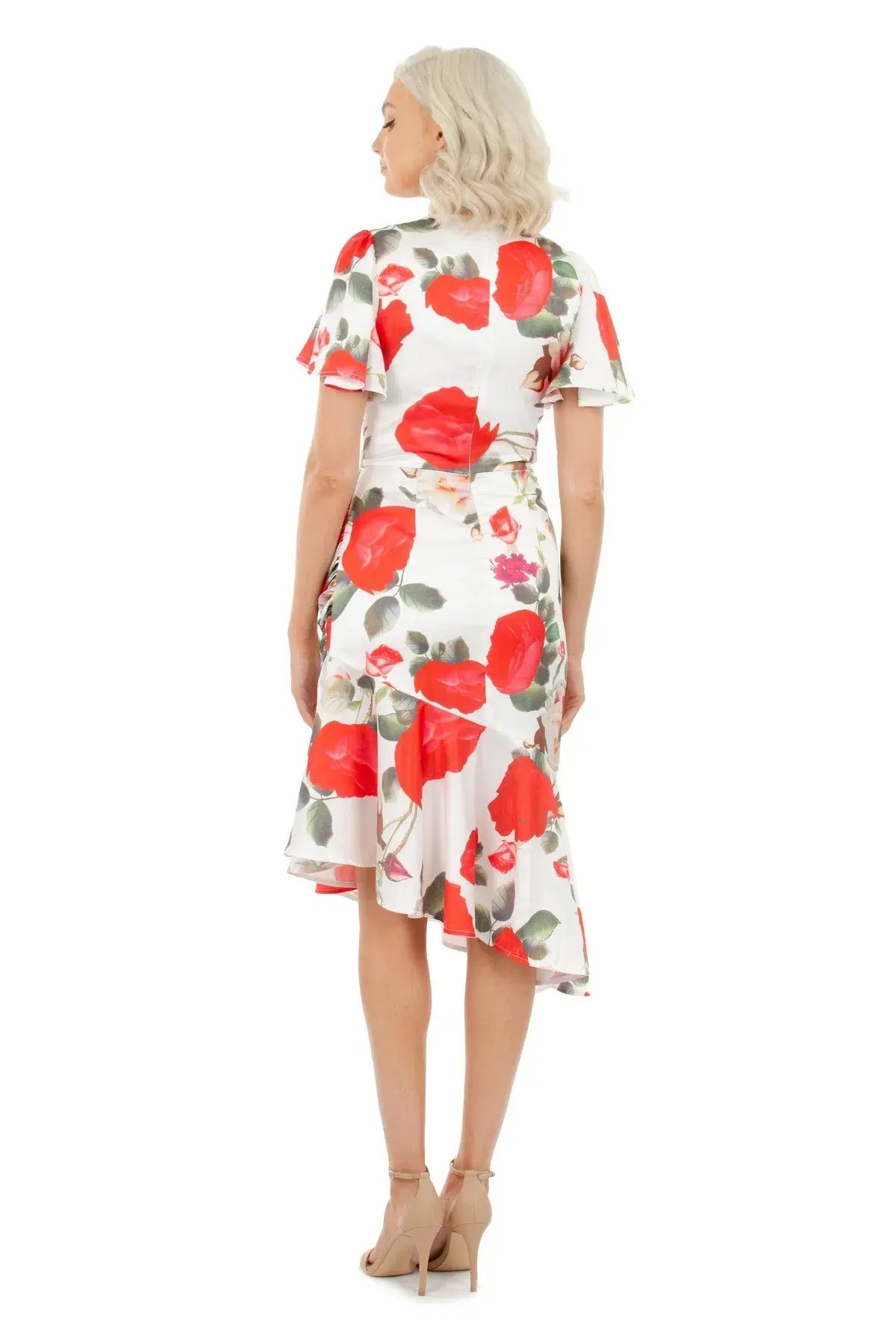 Georgy Collection Monica Dress Floral Print Size 8 photo 2
