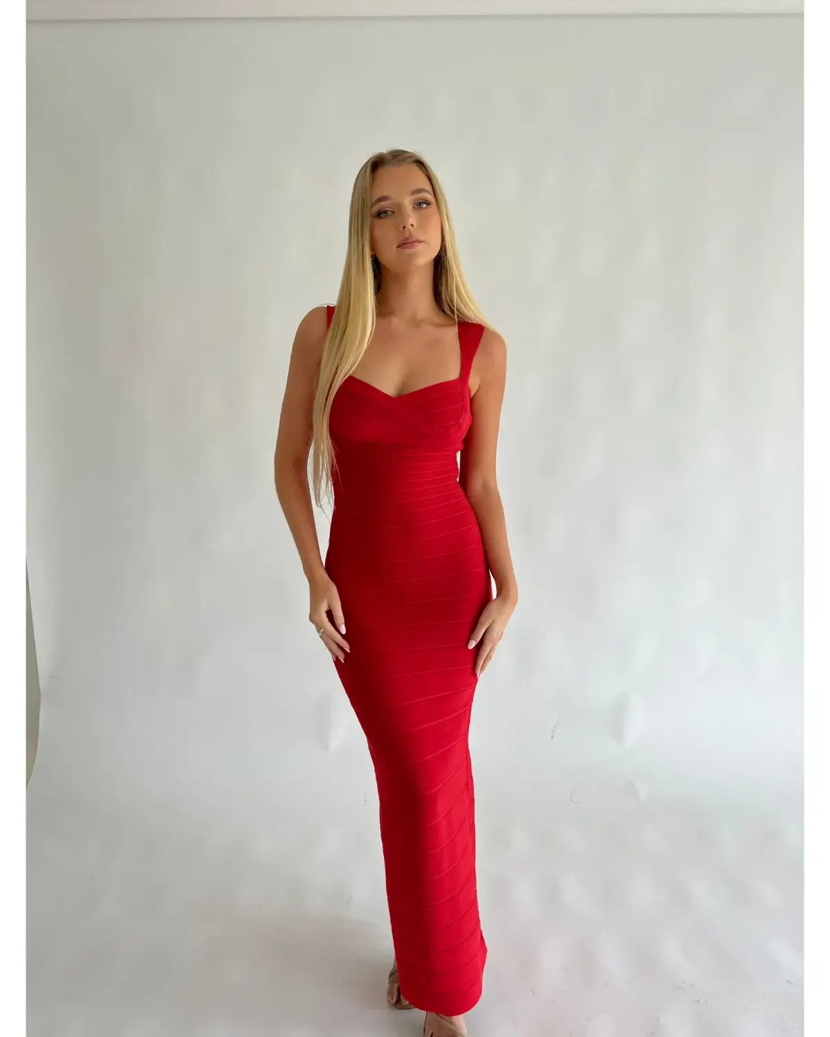 Herve Leger Bandage Gown Papaya Size XS / AU 6 photo 3