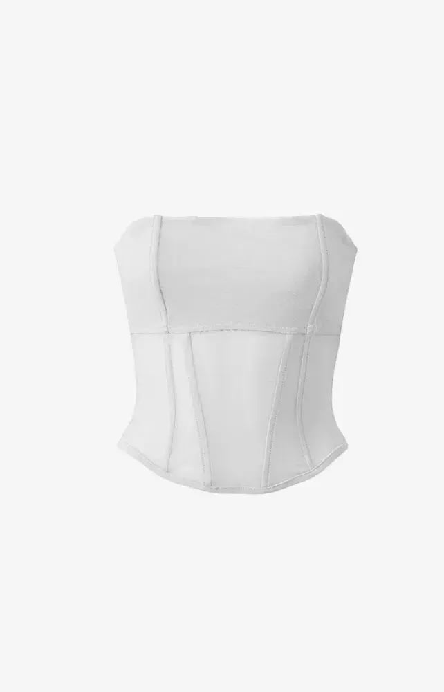 Viktoria Woods Rome Bustier White Size 1/aU 8 photo 4