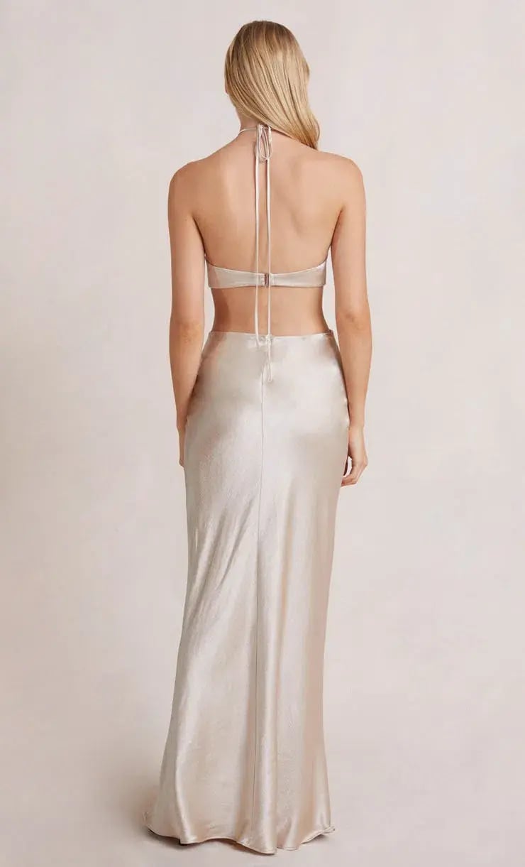 Bec & Bridge Kara Maxi Dress in Sand Size 8 photo 3