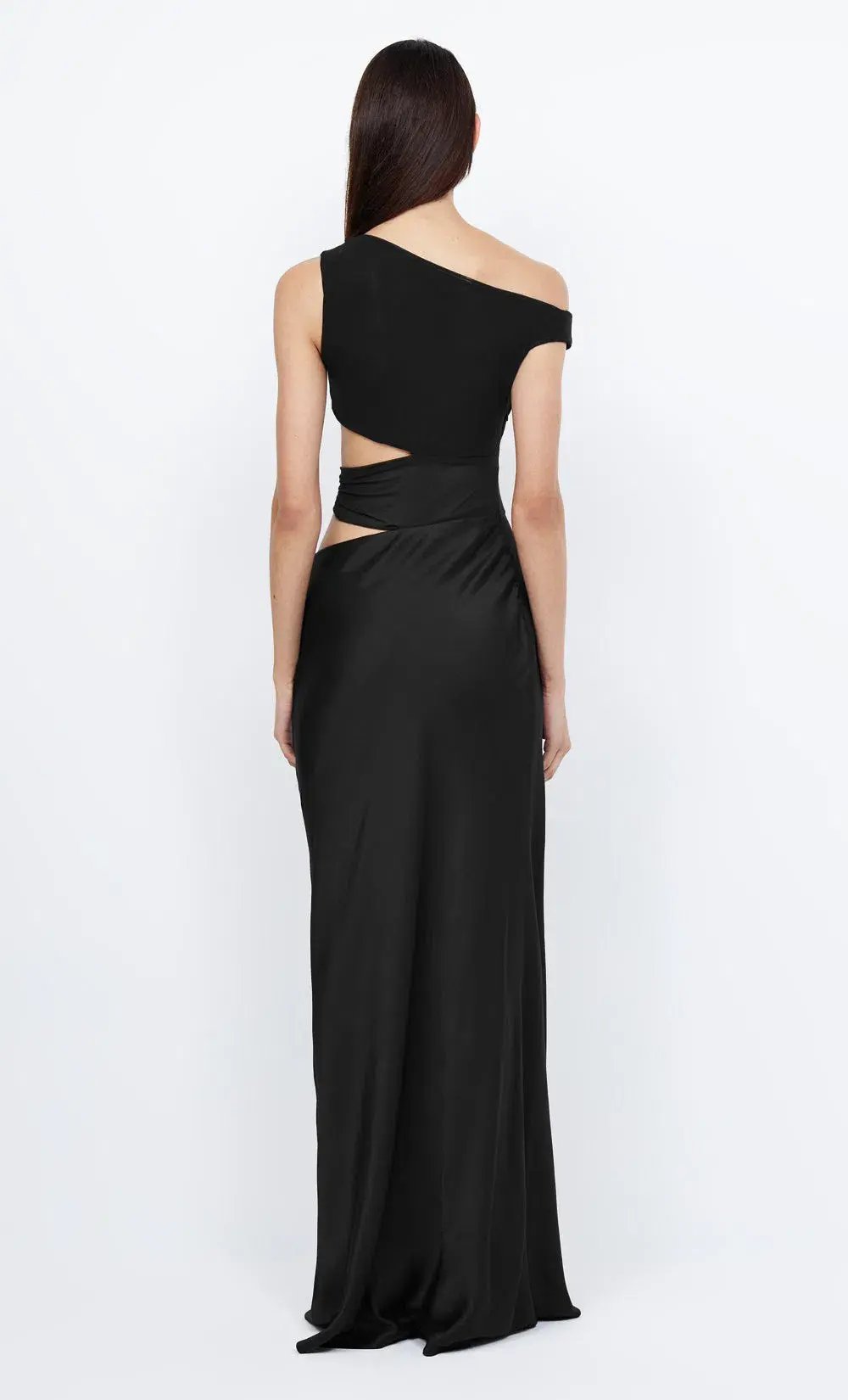 Bec and Bridge Whorl Asym Cut Out Asymmetrical Maxi Dress in Black Size 10 photo 2