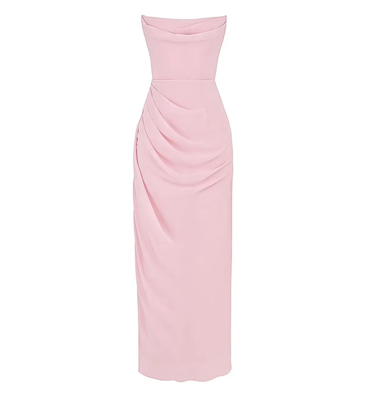 House of CB Adrienne Strapless Gown Pink Quartz Georgette Size XS / AU 6 photo 6