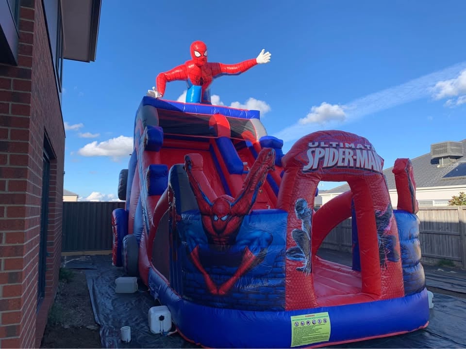 Massive Spiderman Slide for Hire – FREE Bubble Machine Included photo 3