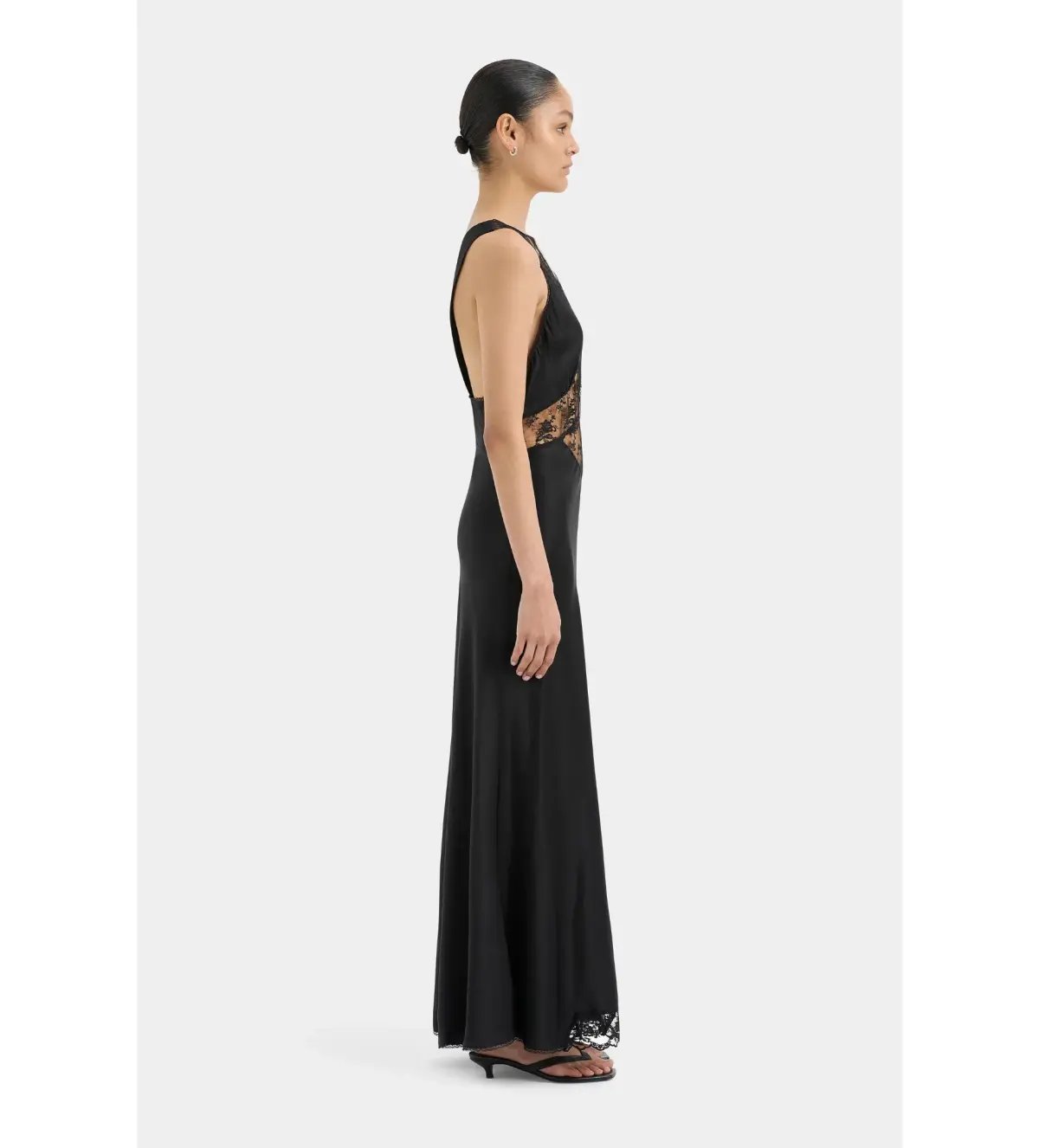 Sir the Label Aries Cut Out Gown Black Size 1 AU 8 photo 2
